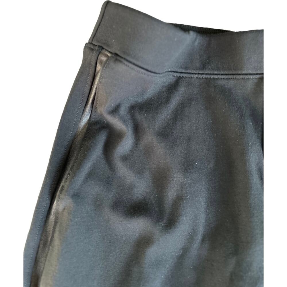 NWOT Spanx Black Double Side Piping Slim Jogger Leggings Size Medium